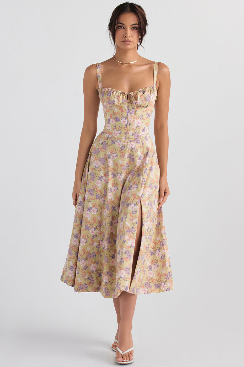 VESTIDO MIDI CAMERON FLORAL