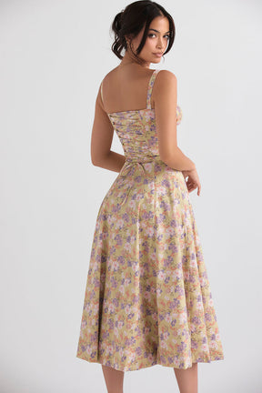 VESTIDO MIDI CAMERON FLORAL